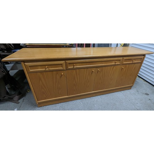 699 - A Large Pine Buffet Sideboard