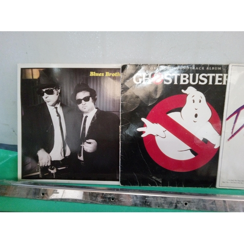 706 - Sound Tracks and Shows LP's inc, Blues Brothers, Star Wars, Ghostbusters, Miami Vice, Top Gun, Dirty... 