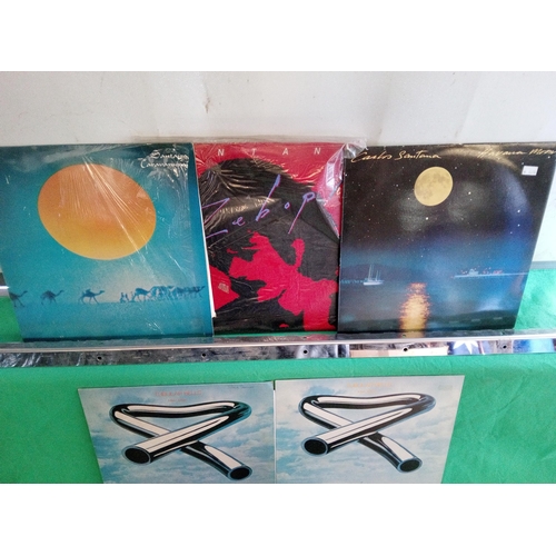 711 - Carlos Santana & Mike Oldfield LP's inc. Ommadown, Hergert Ridge Tubular Bells, Caravan Scan, Zebop ... 