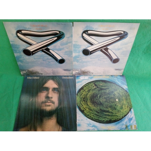 711 - Carlos Santana & Mike Oldfield LP's inc. Ommadown, Hergert Ridge Tubular Bells, Caravan Scan, Zebop ... 