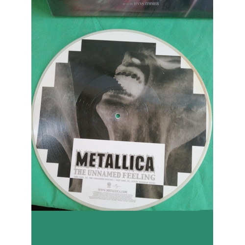 713 - Collectable Vinyl including Interstellar Sound Track, Billy Idol LA Voman Picture Disc , Ingrid The ... 