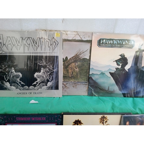 730 - Mixed LP's Including Hawkwind, Eagles, Bangles TPAU