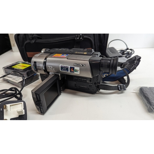 798 - A Sony Camcorder Hi8 and Bag