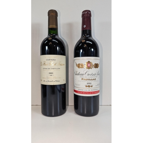 360 - A Bottle of Chateau Croizet Bordeaux 2002 and Chateau La Fleur Haut Brisson Cotes de Castillon 2001