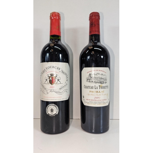 363 - A Bottle of Chateau La Tourette Pavillac 2001 and Chateau Fourcas Hosten 2002