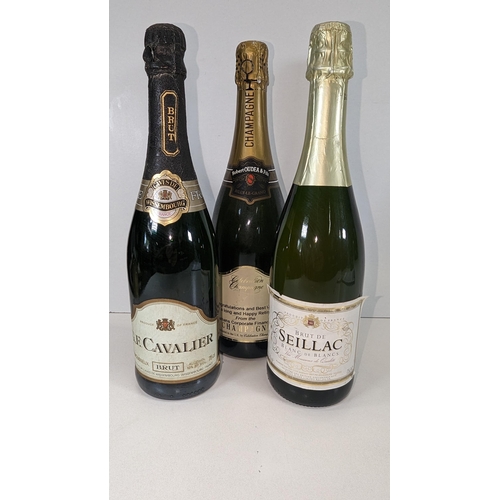 370 - 3 x Bottles of Champagne and Sparkling Wine