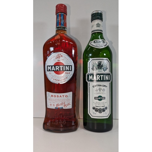 371 - A 1 ltr Bottle of Martini Rosato and a 70cl Martini Extra Dry