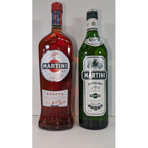 371 - A 1 ltr Bottle of Martini Rosato and a 70cl Martini Extra Dry