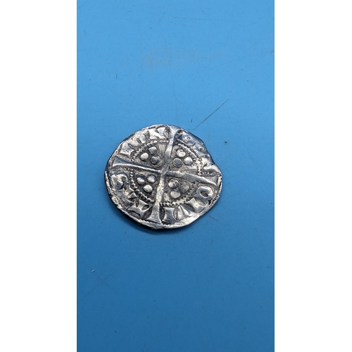 601 - A Silver Edward III Halfpenny Hammered Coin