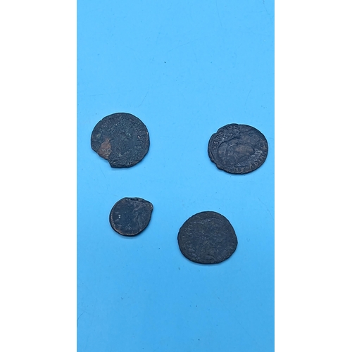 602 - 4 x Roman Coins