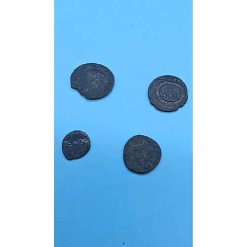 602 - 4 x Roman Coins