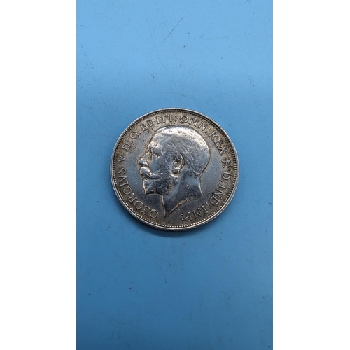 609 - A 1916 George V Silver Florin In Near  EF Condition