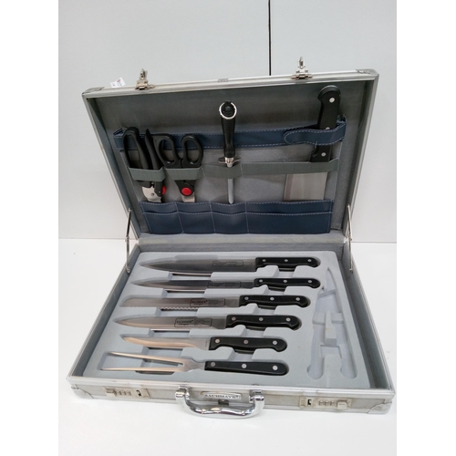 562 - A Solingen Bachmayr Cased Knife Set