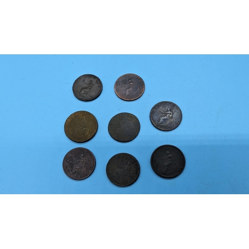 618 - A Quantity of George III Half Penny Pieces 1806, 1807 etc.