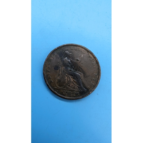 619 - A William III 1837 Penny