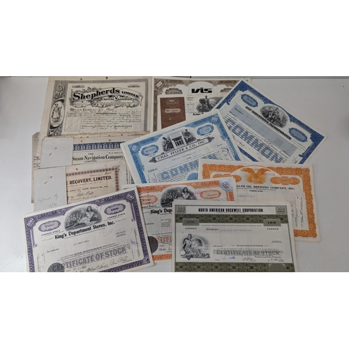 661 - A Collection of Share certificates 1950's - 1970's