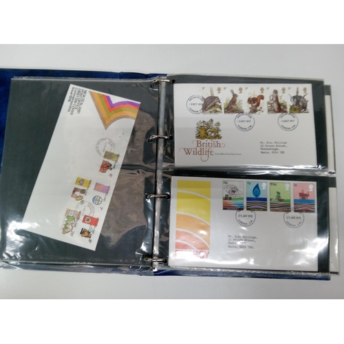 669 - 5 x Gb First Day Cover Albums