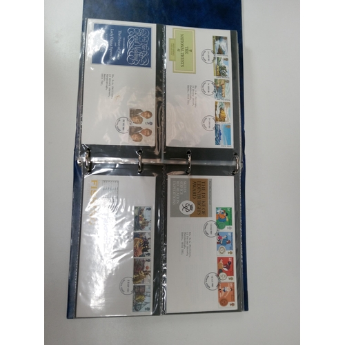 669 - 5 x Gb First Day Cover Albums