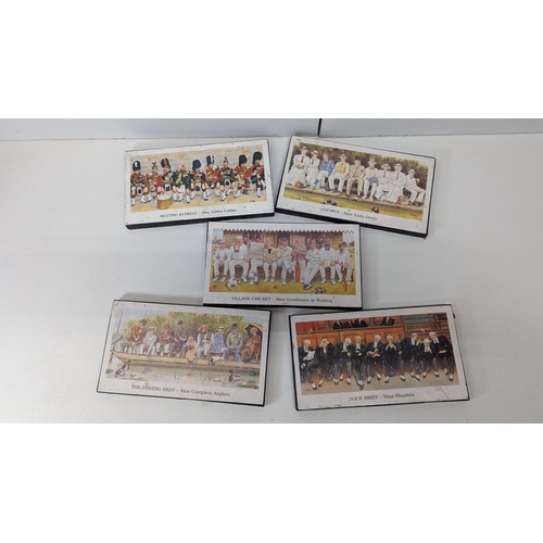 1309 - 5 x Comic Plaques