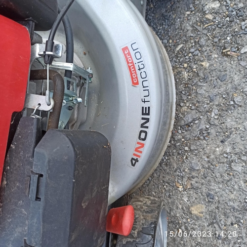 97 - An Alko Silver Self Propelled Lawn Mower - Seen Running