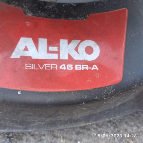 97 - An Alko Silver Self Propelled Lawn Mower - Seen Running