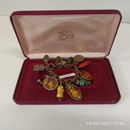 742 - A Chinese Themed Charm Bracelet, made by 