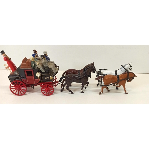 860C - A Limited Edition Of A Die Cast Matchbox 1820 Passenger Coach And Horses.