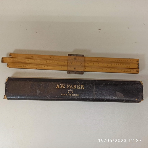 380 - Two Vintage Slide Rulers.
A.W Faber.