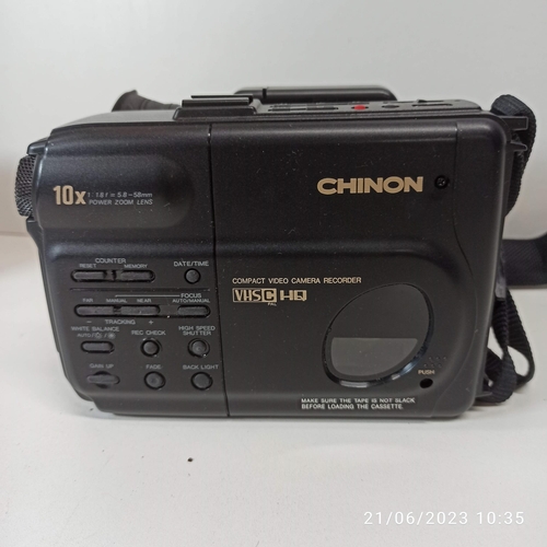 1285 - Chinon VHSC Video Cam- Corder and Accessories