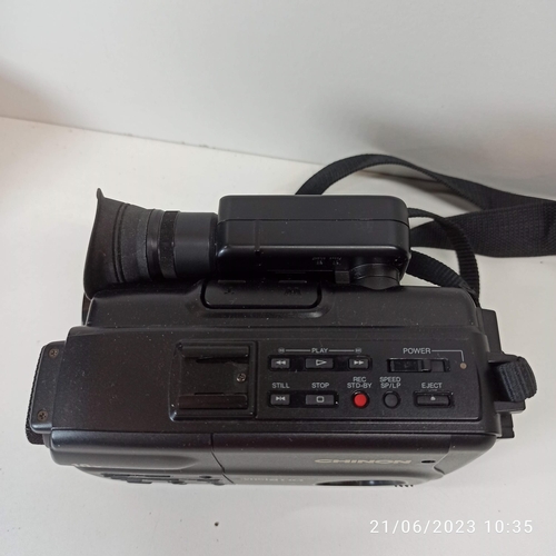 1285 - Chinon VHSC Video Cam- Corder and Accessories