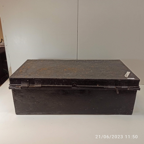 194B - A Metal Trunk 24cm H 70cm W 36cm