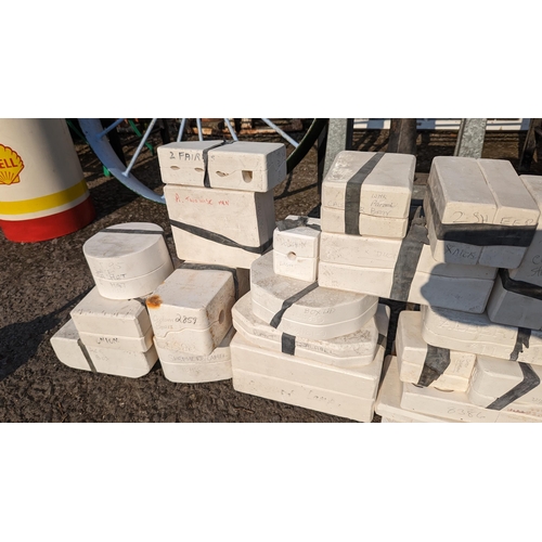 104 - A Quantity of Pottery Molds