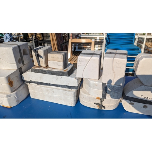 103 - A Quantity of Pottery Molds