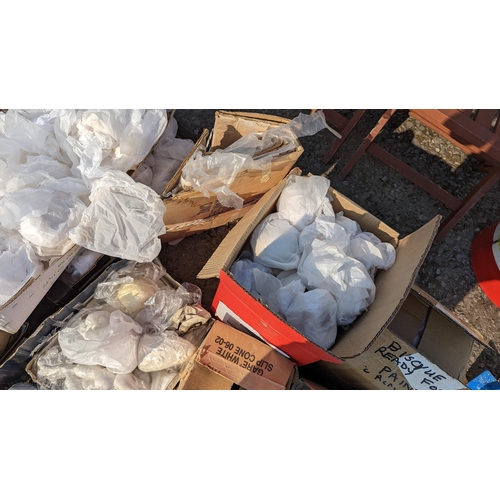 106 - A Large Assortment of Bisque Pottery Ready for Paints