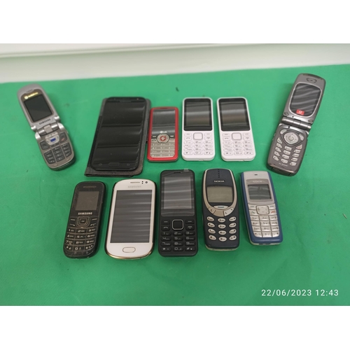 1253 - 12 x Mobile Phones including Nokia, Samsung, LG and More