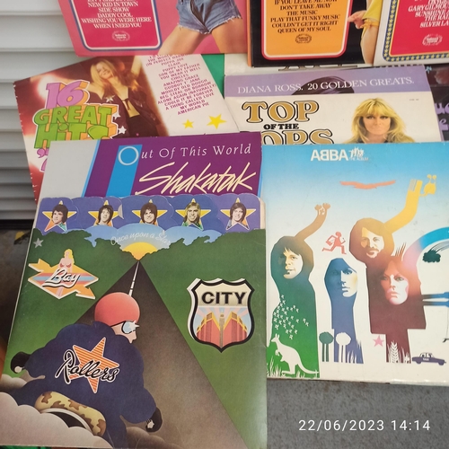 727 - Mixed Easy Listening LP's Including Elvis, Abba, Bay City Rollers and Much More