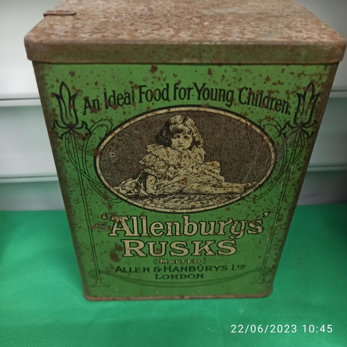 198 - Box of Vintage Tins