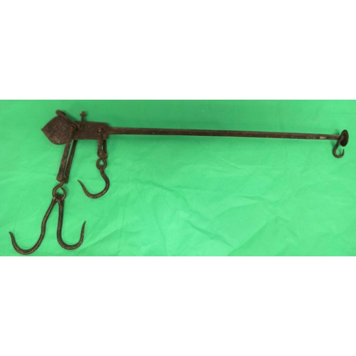 1281 - Handmade Wrought Iron Hanging Scale