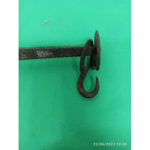 1281 - Handmade Wrought Iron Hanging Scale