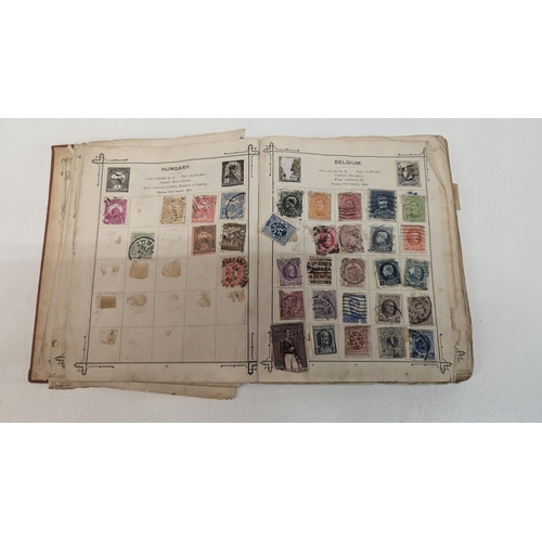 677B - A Vintage Schoolboy Stamp Album