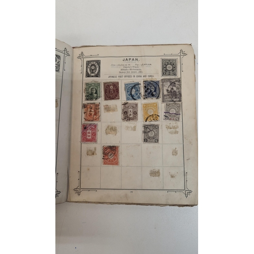 677B - A Vintage Schoolboy Stamp Album