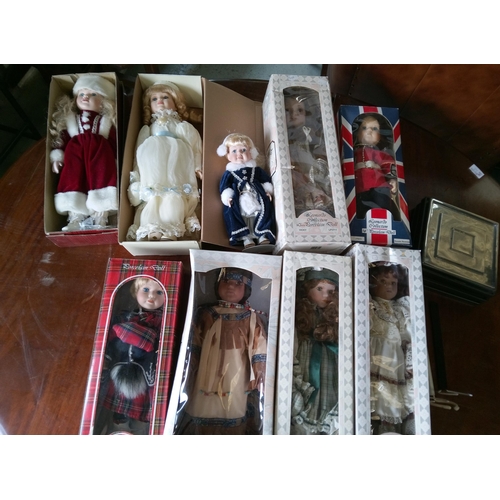 836C - An Assortment of China Dolls