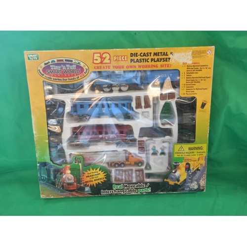 833 - Micro Scalextric and Die Cast Plastic Train set