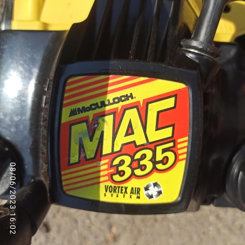 174B - Mac 335 Chainsaw - Seen Running