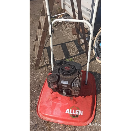 Allen petrol hover deals mower