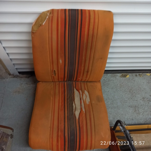 139 - A Set of Front Seats Believed to Be from a Citroen 2CV