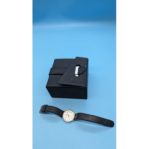 515 - A Boccia Titanium Wristwatch - Boxed