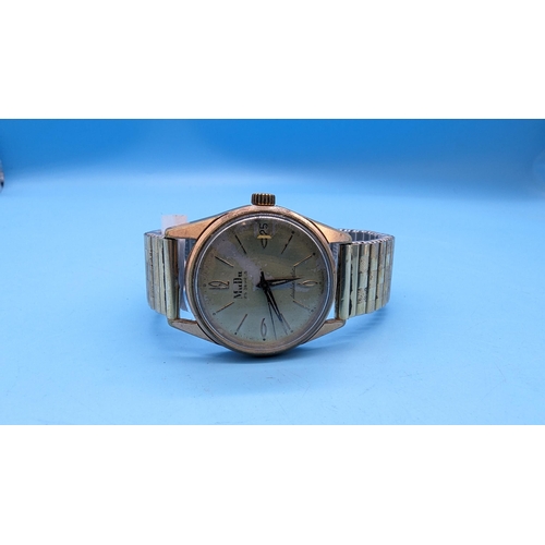 509 - A Vintage Mudo Double Matic Automatic Watch - Running