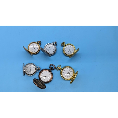 545 - 6 x Pocket Watches