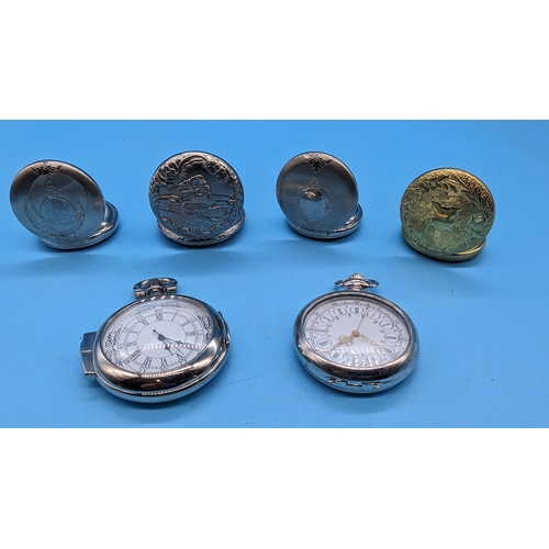 546 - 6 x Pocket Watches